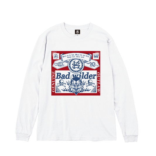※予約販売 SK OLDIES Long sleeve tee "Bad wilder" ※ 9月下旬〜10月上旬入荷