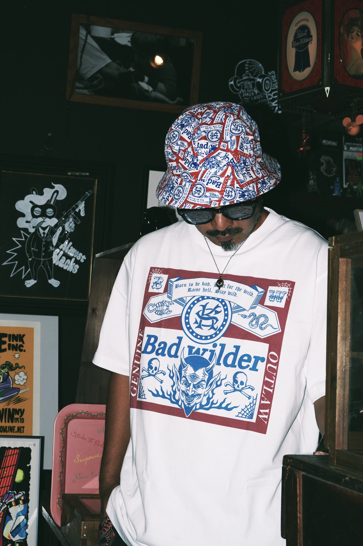 SK OLDIES Short sleeve tee "Bad wilder"