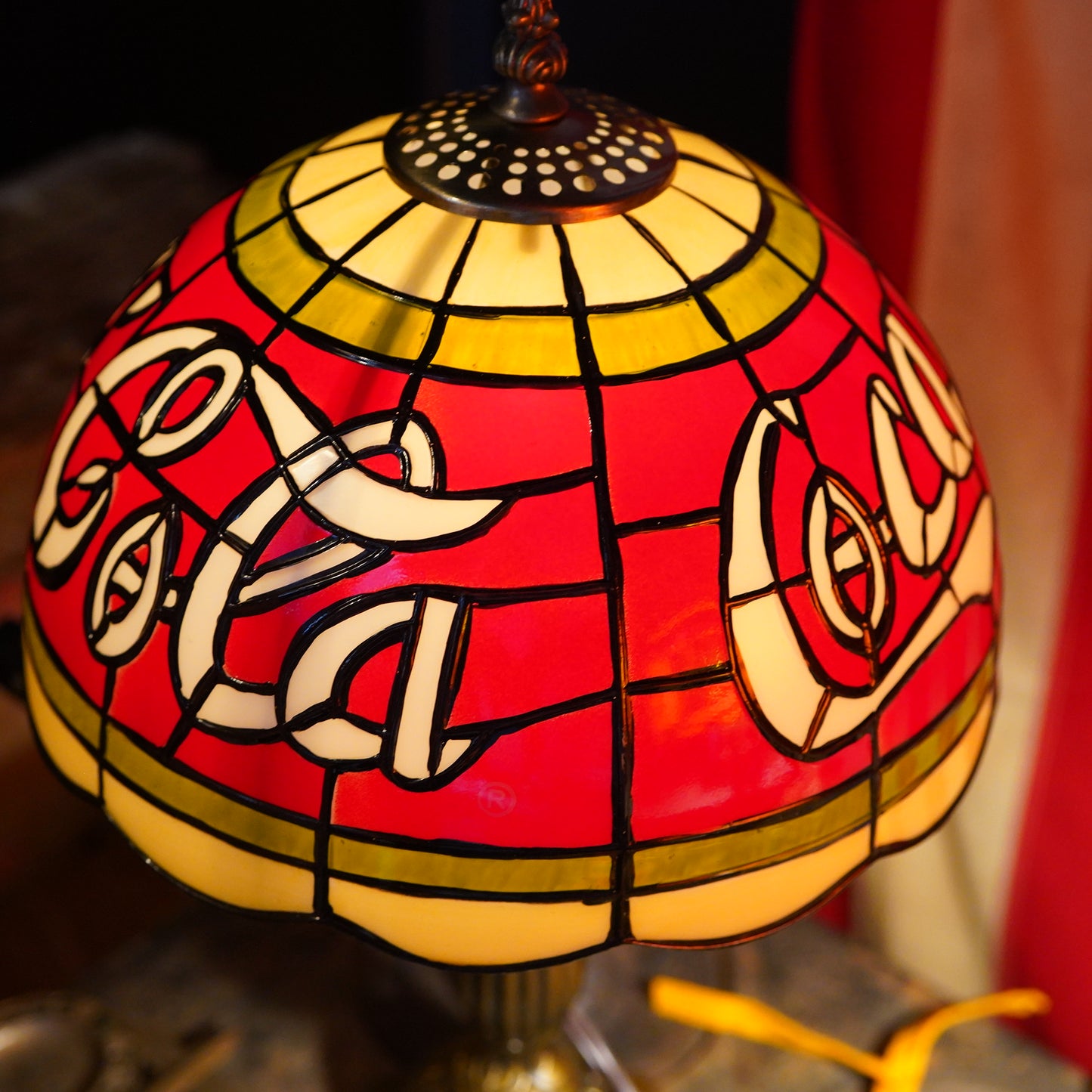 Coca-Cola ステンドグラス デスクランプ