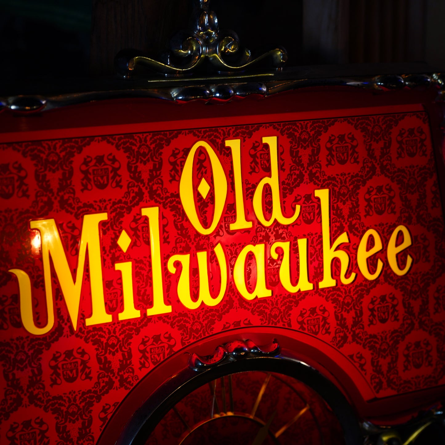 Old Milwaukee クロックライトサイン