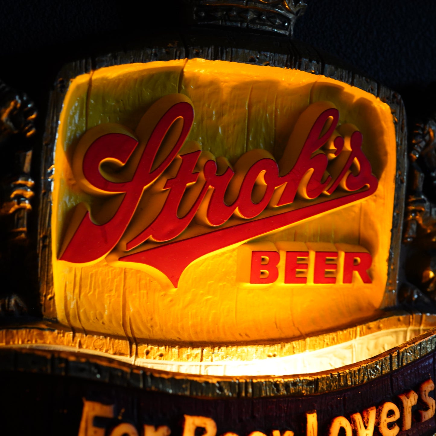 1980's Stroh's BEER ライトサイン