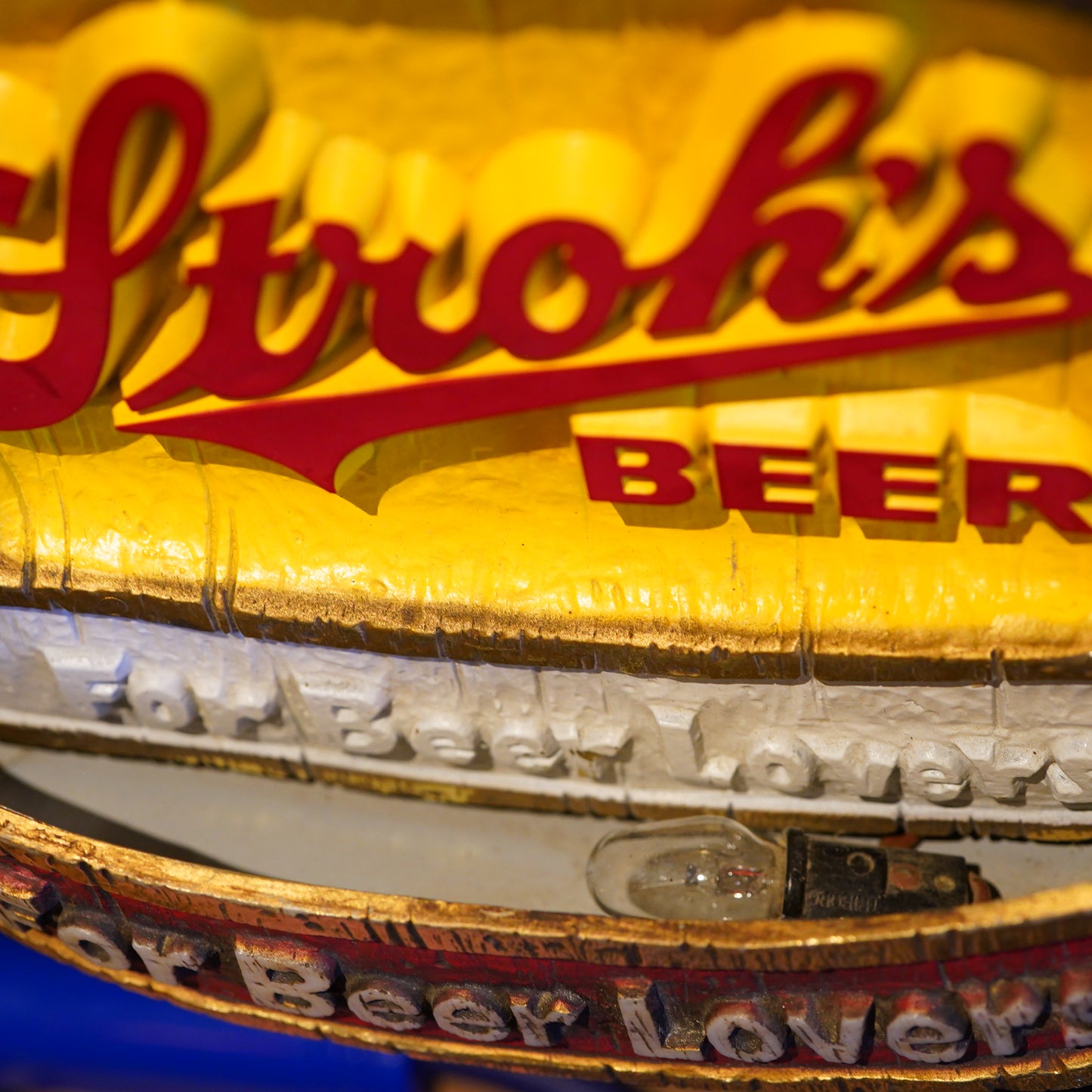 1980's Stroh's BEER ライトサイン