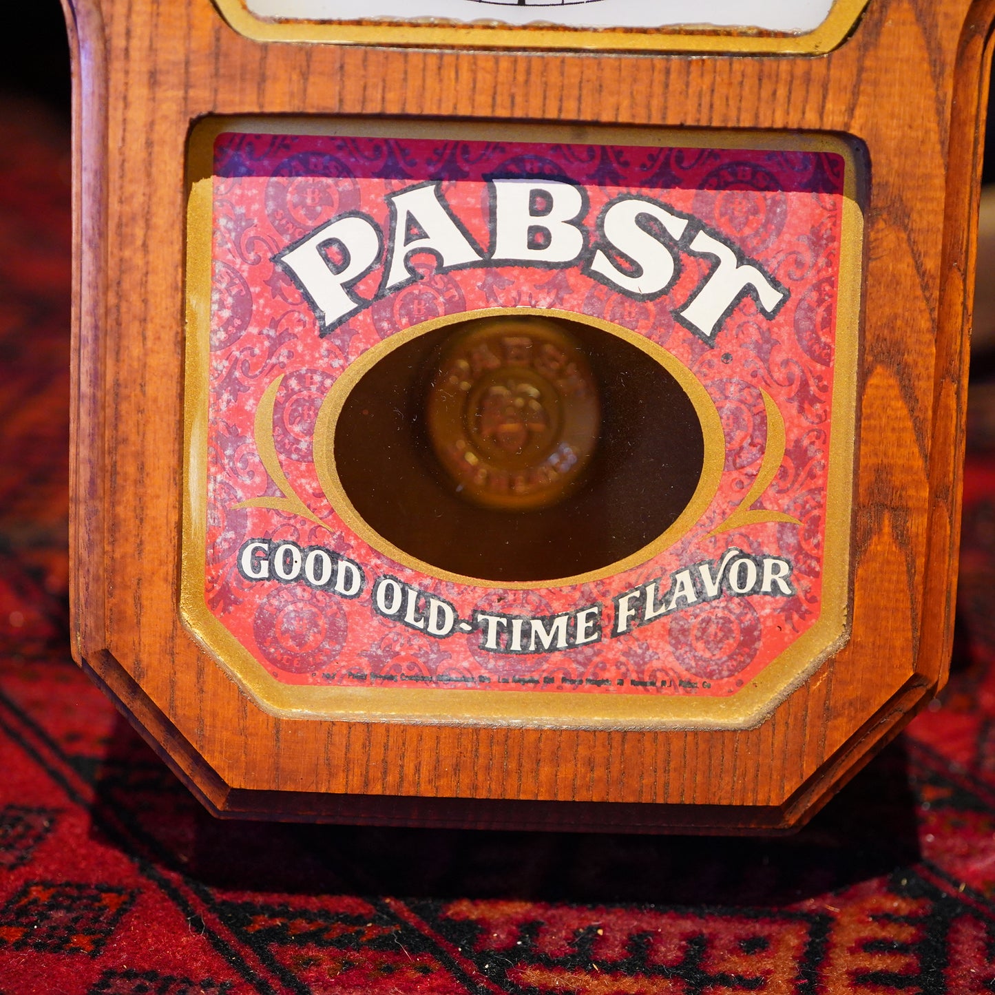 1970's Pabst Blue Ribbon 振り子時計 ライトサイン