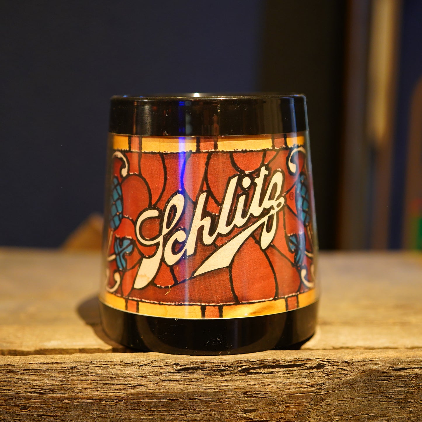 1980's Schlitz プラスチック マグカップ