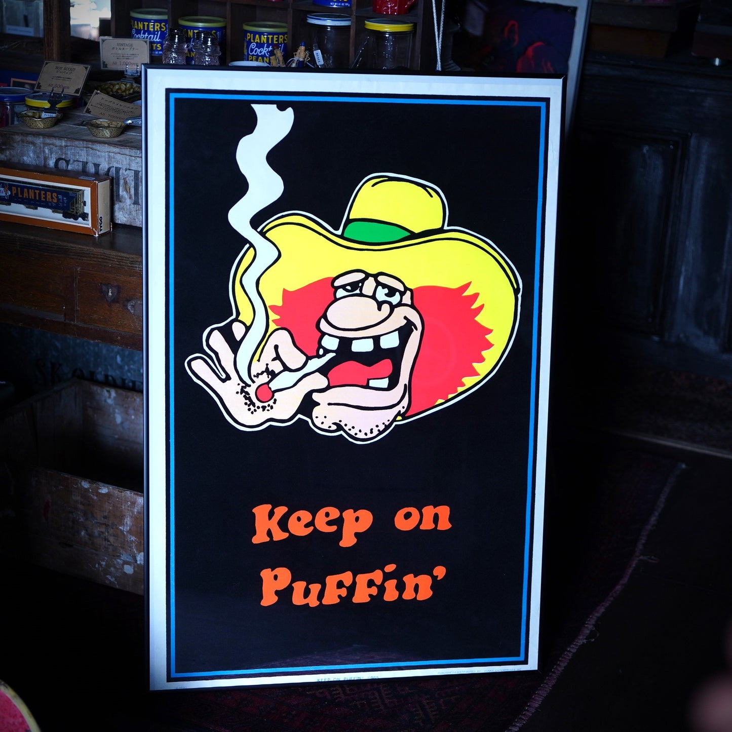 1990's ブラックライトポスター KEEP ON PUFFIN'