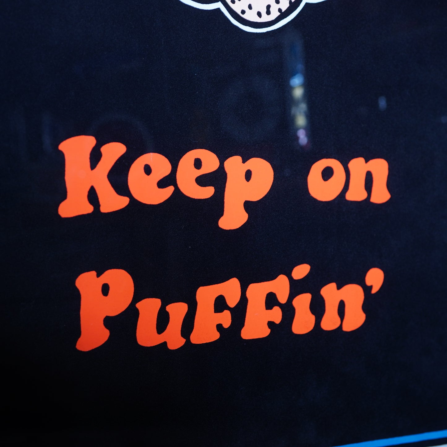 1990's ブラックライトポスター KEEP ON PUFFIN'