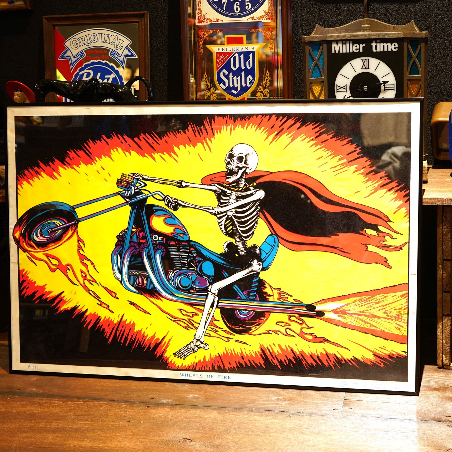 1980's ブラックライトポスター WHEELS OF FIRE