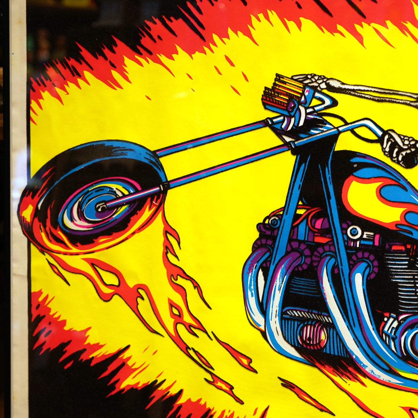 1980's ブラックライトポスター WHEELS OF FIRE