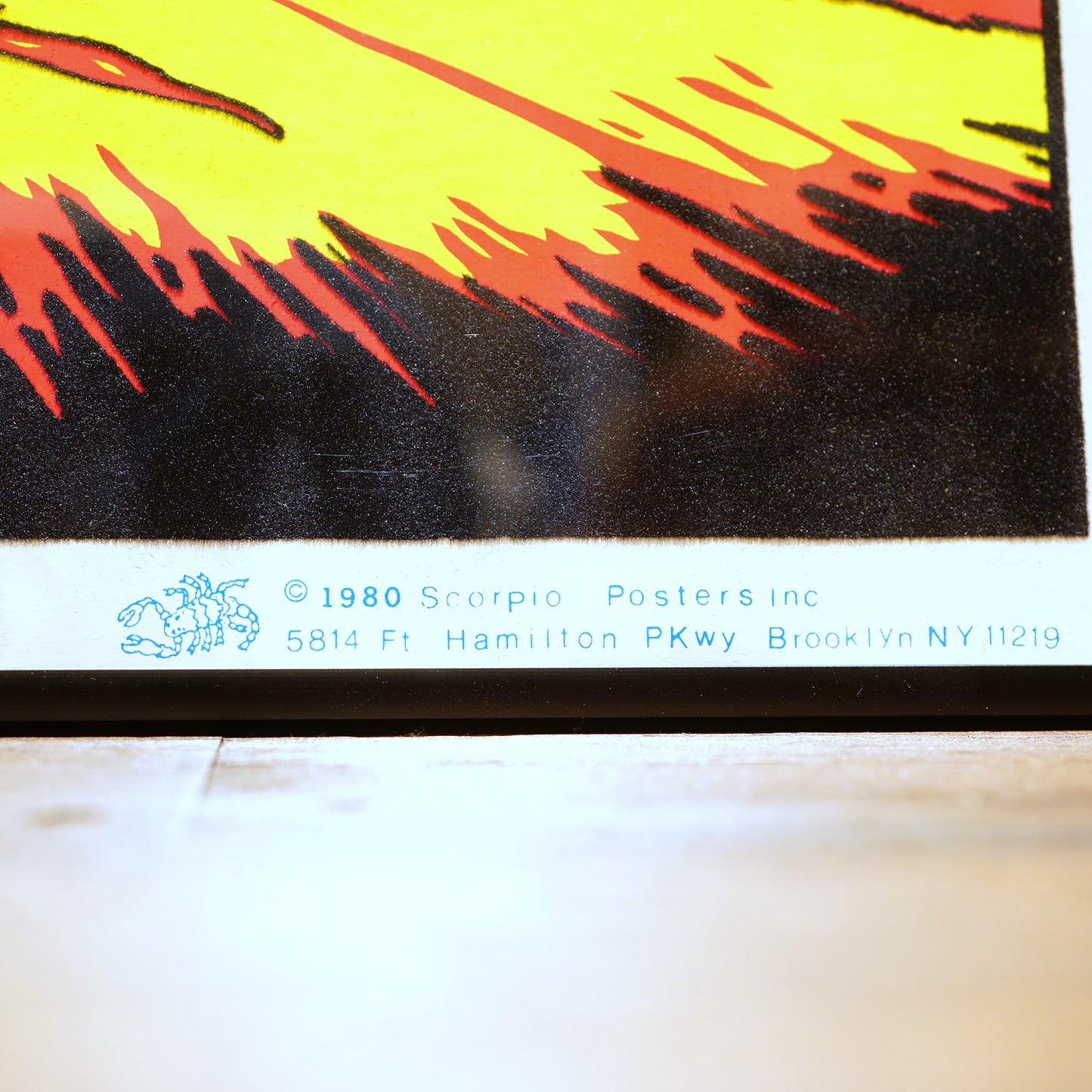 1980's ブラックライトポスター WHEELS OF FIRE