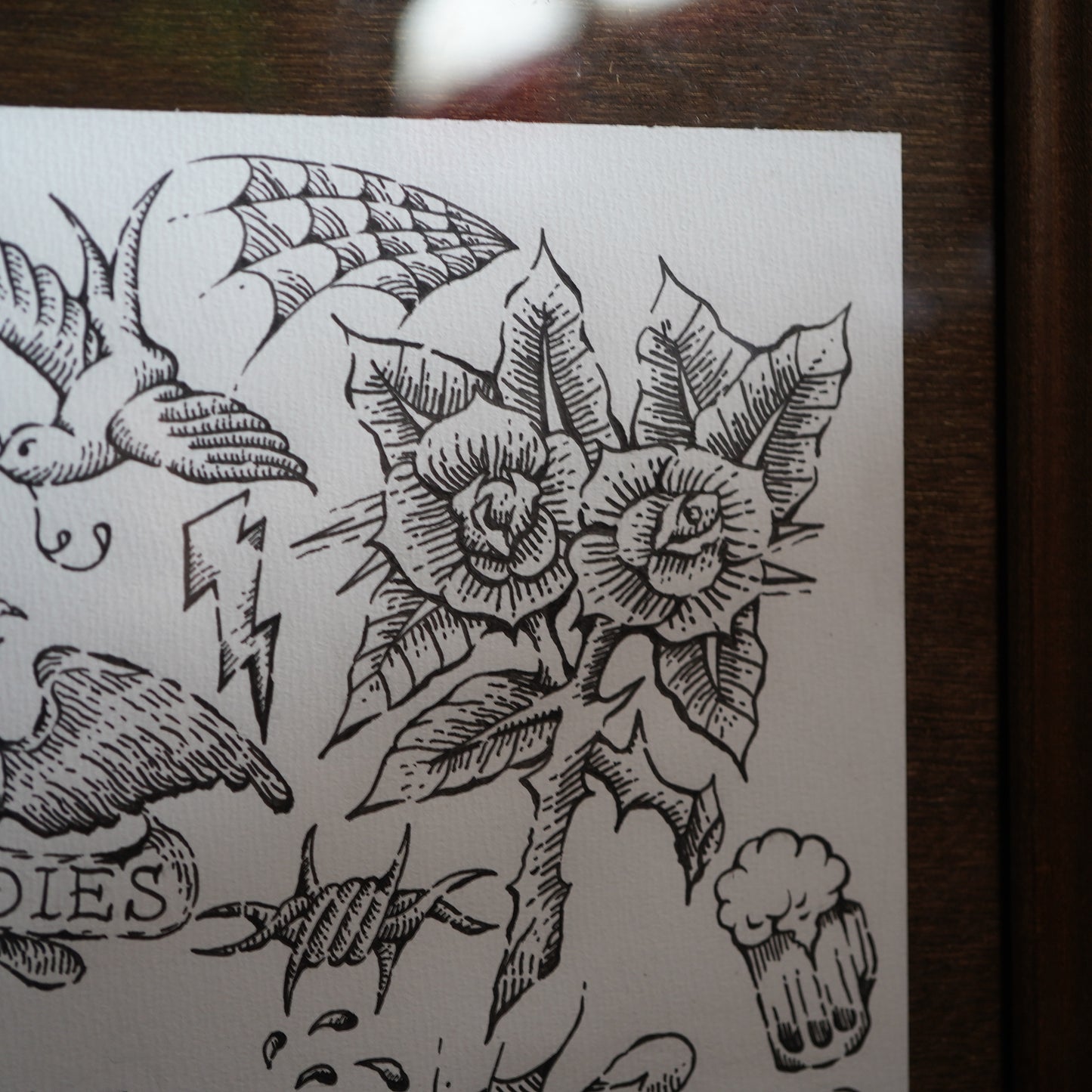 ※1点物 SK OLDIES ORIGINAL 原画 "the addict"