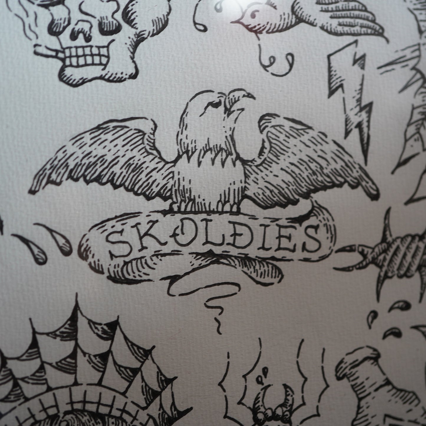 ※1点物 SK OLDIES ORIGINAL 原画 "the addict"