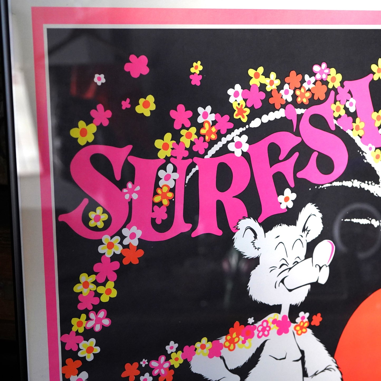 1970's ブラックライトポスター SURF'S UP