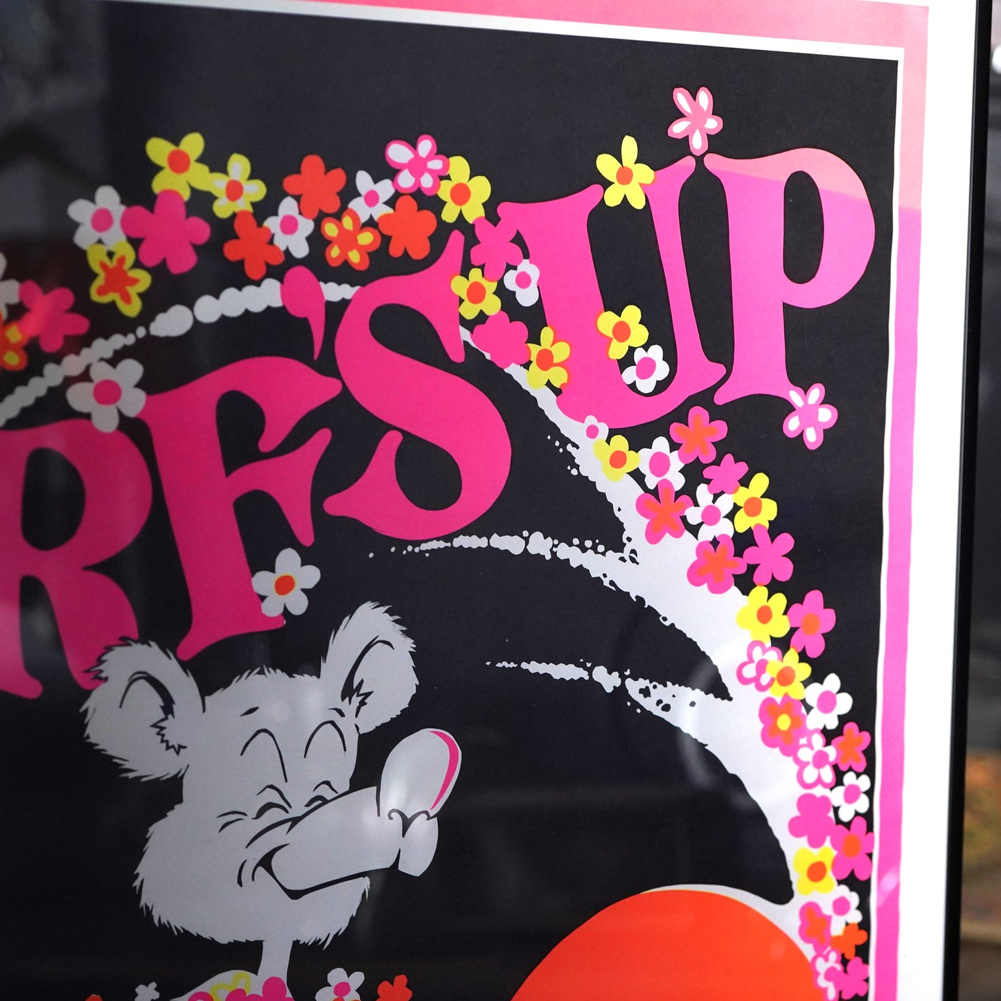 1970's ブラックライトポスター SURF'S UP