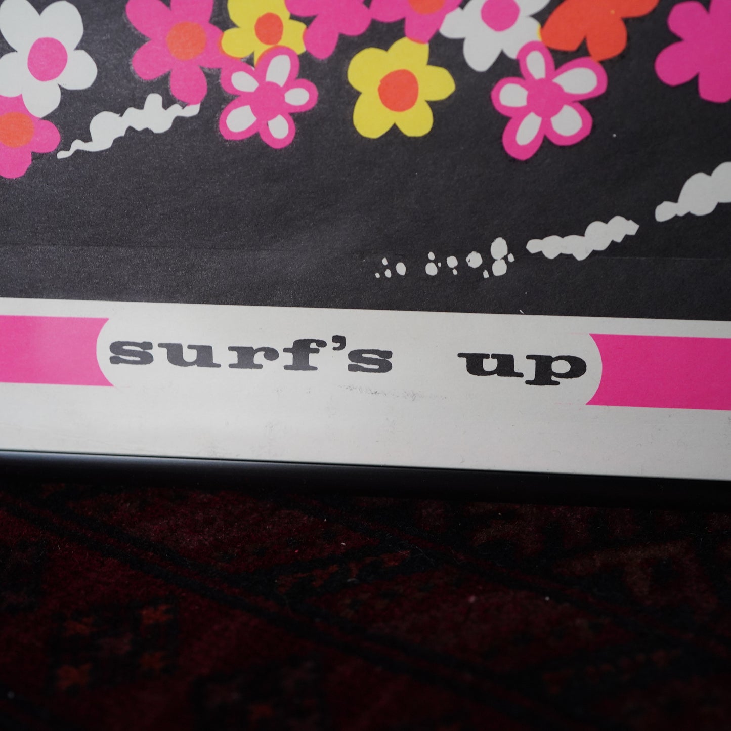 1970's ブラックライトポスター SURF'S UP