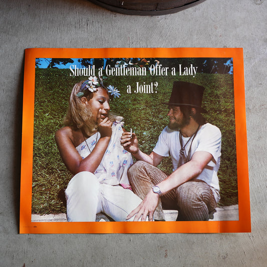 1960's ポスター Should A Gentleman Offer A Lady A Joint?