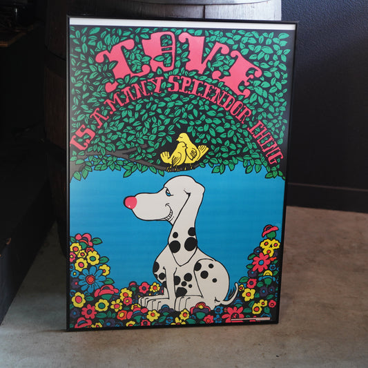 1970's ブラックライトポスター Love is a many splendor thing