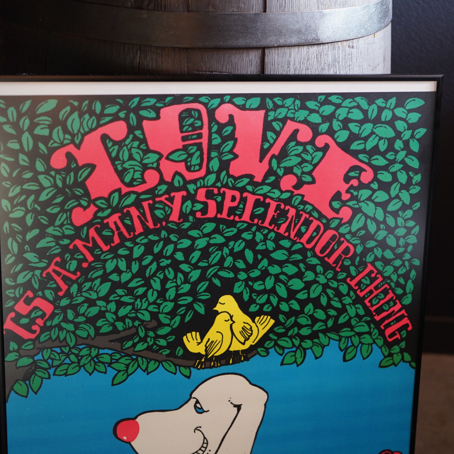 1970's ブラックライトポスター Love is a many splendor thing