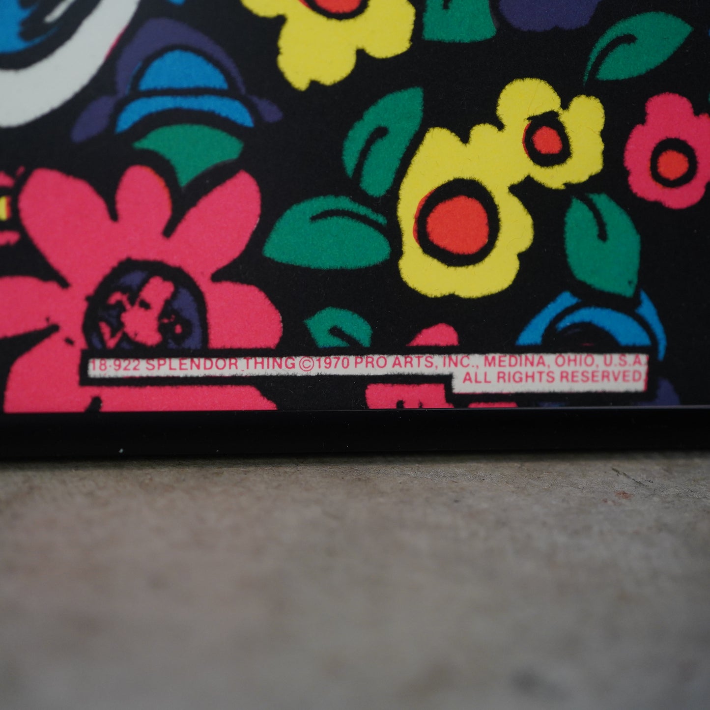 1970's ブラックライトポスター Love is a many splendor thing