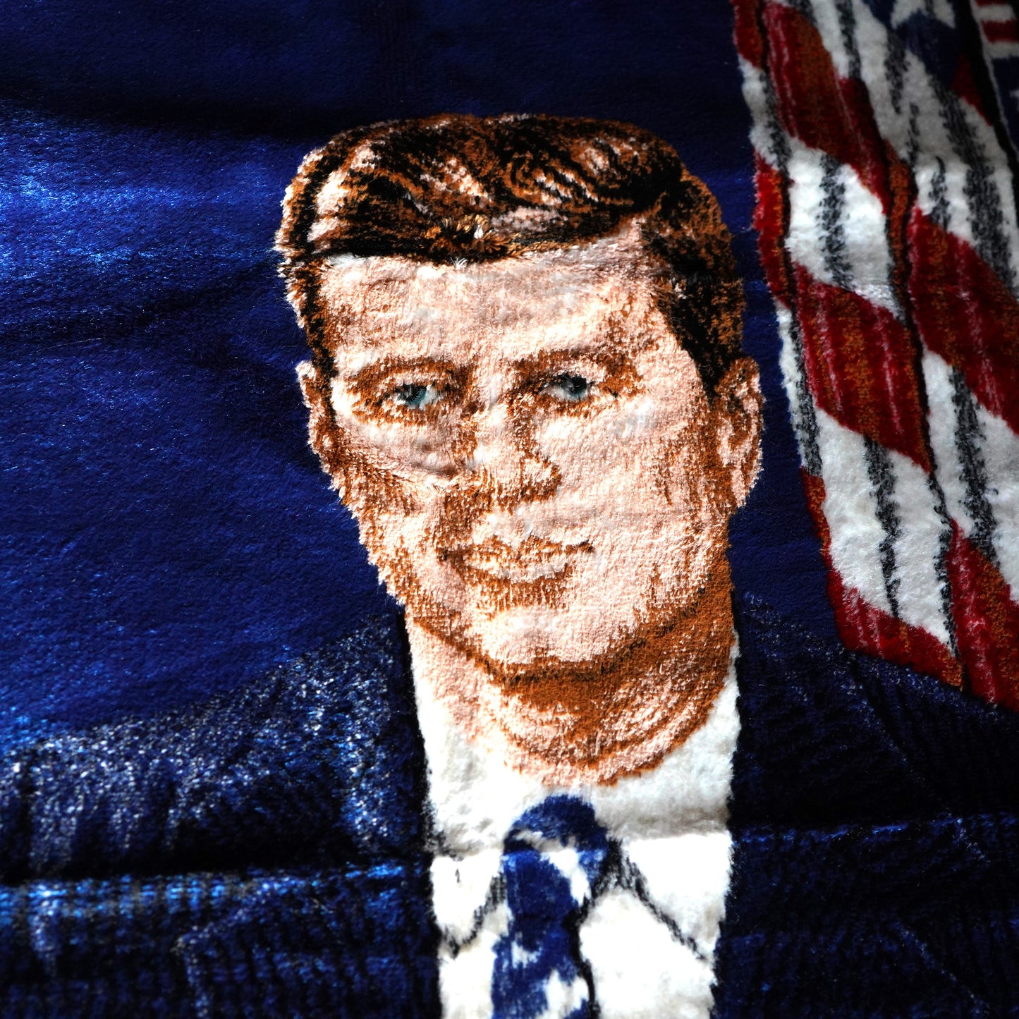 1960's JOHN F KENNEDY ラグ