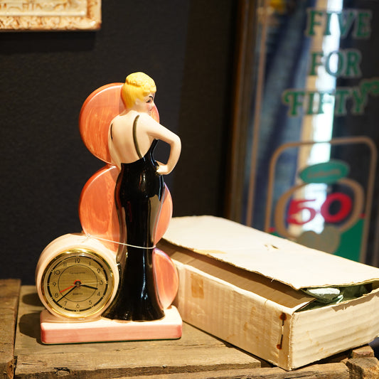 1980's SARSAPARILLA社製 ピンナップガール セラミッククロック