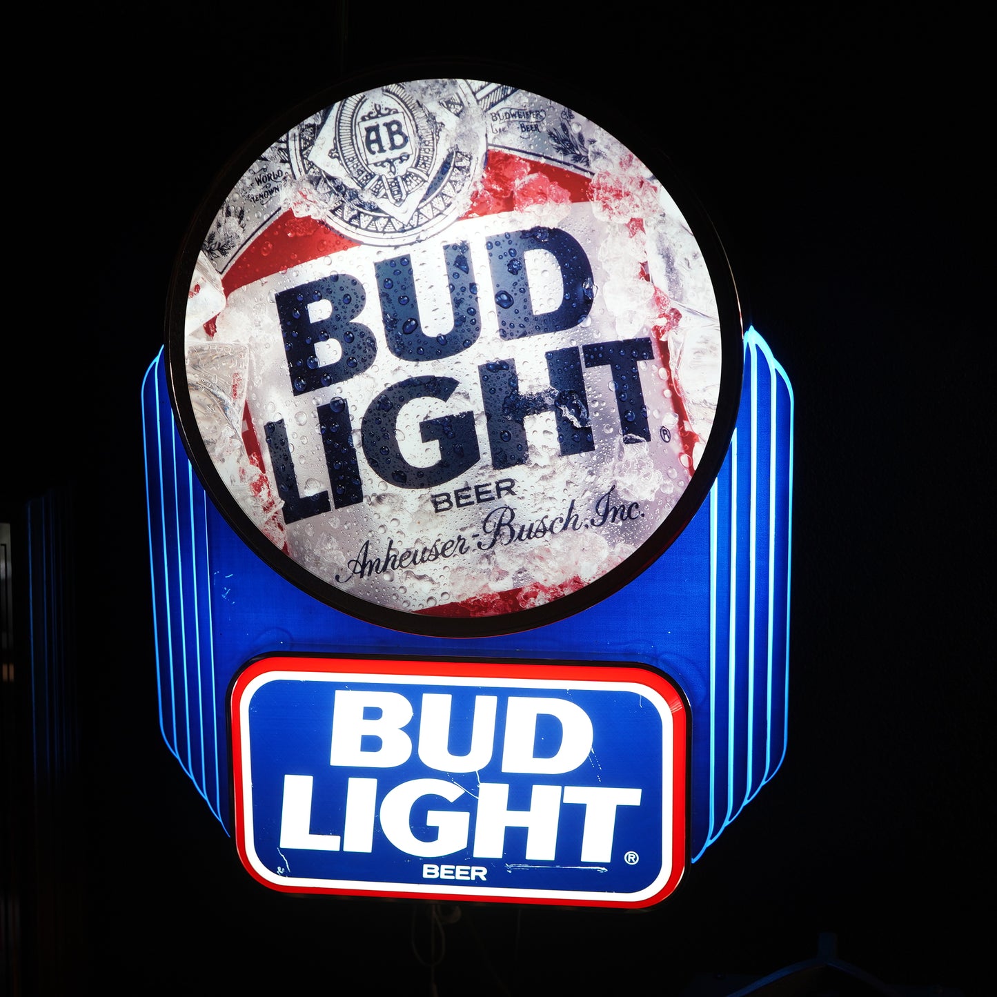 1990's BUD LIGHT ライトサイン ※リペア済み