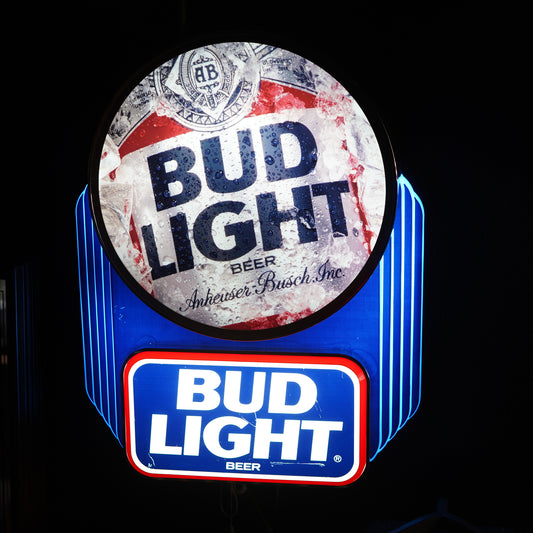 1990's BUD LIGHT ライトサイン ※リペア済み