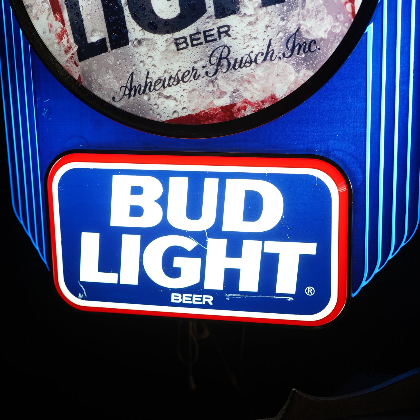 1990's BUD LIGHT ライトサイン ※リペア済み