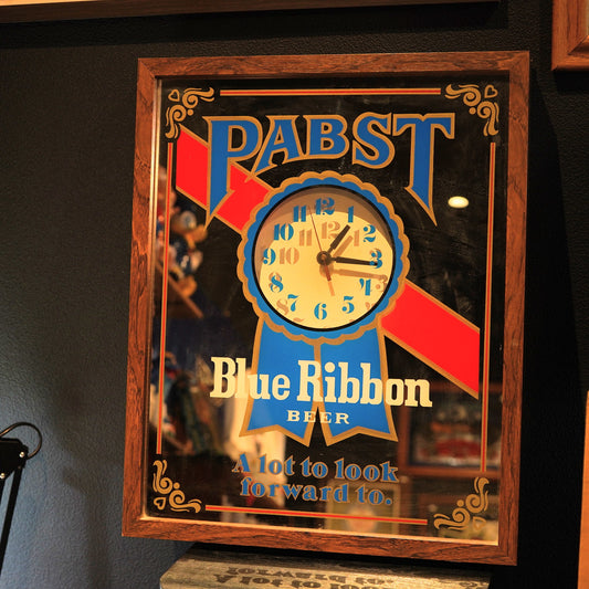 1980's PABST BLUE RIBBON パブミラークロック