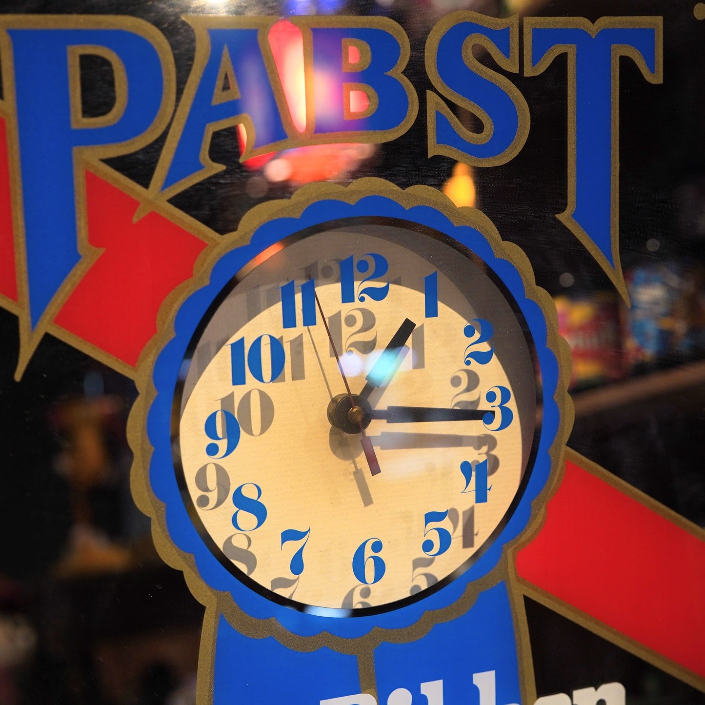 1980's PABST BLUE RIBBON パブミラークロック