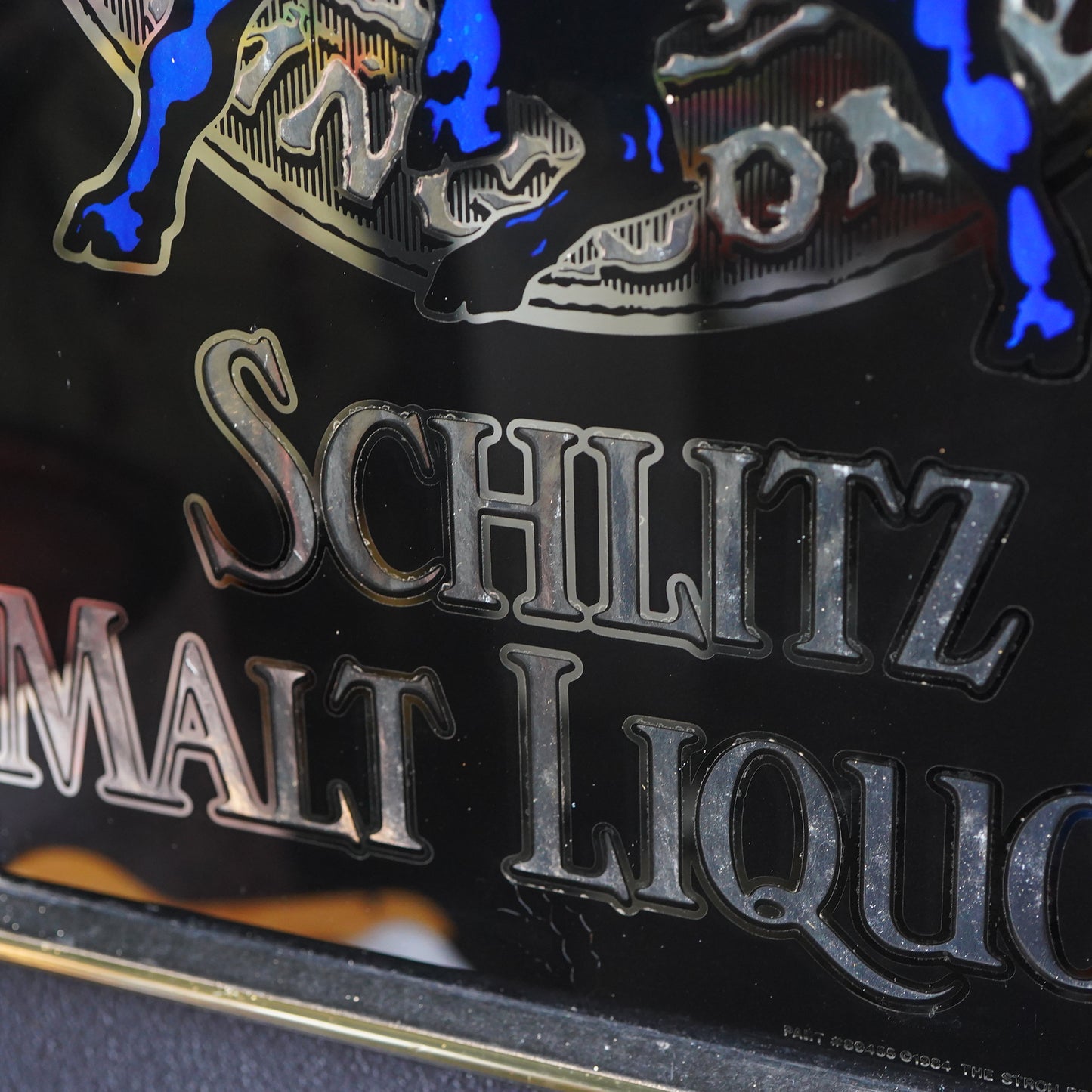 1980's SCHLITZ パブミラー