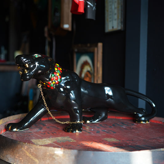 1950's ブラックパンサー プランターオブジェ