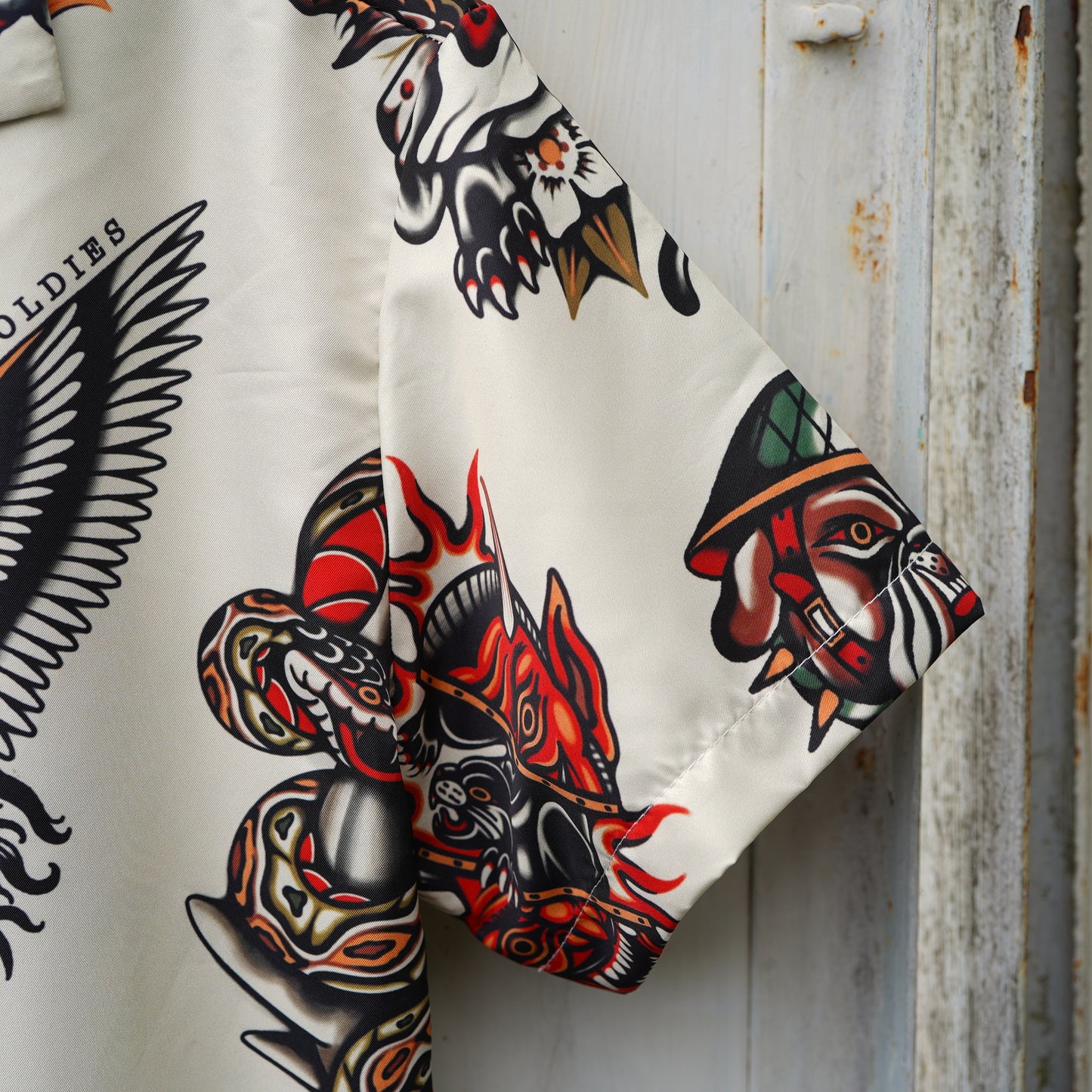 ※受注販売 SK OLDIES pattern shirt “OLD SCHOOL”
