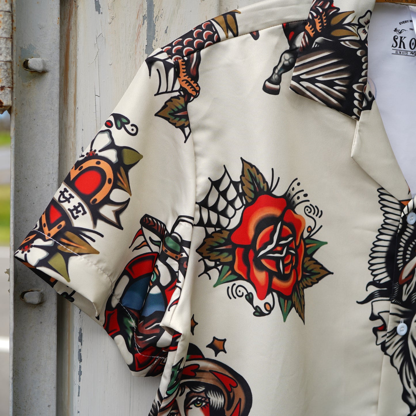 ※受注販売 SK OLDIES pattern shirt “OLD SCHOOL”