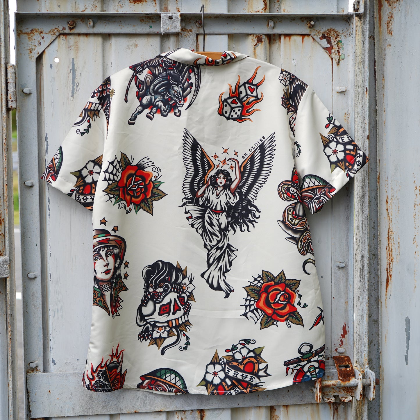※受注販売 SK OLDIES pattern shirt “OLD SCHOOL”