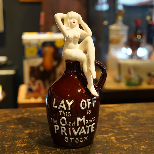 1950's PIN UP GIRL Lay Off Jug