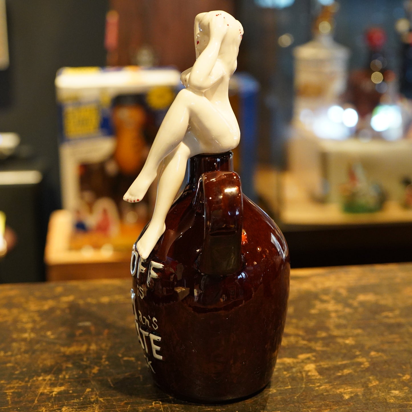 1950's PIN UP GIRL Lay Off Jug