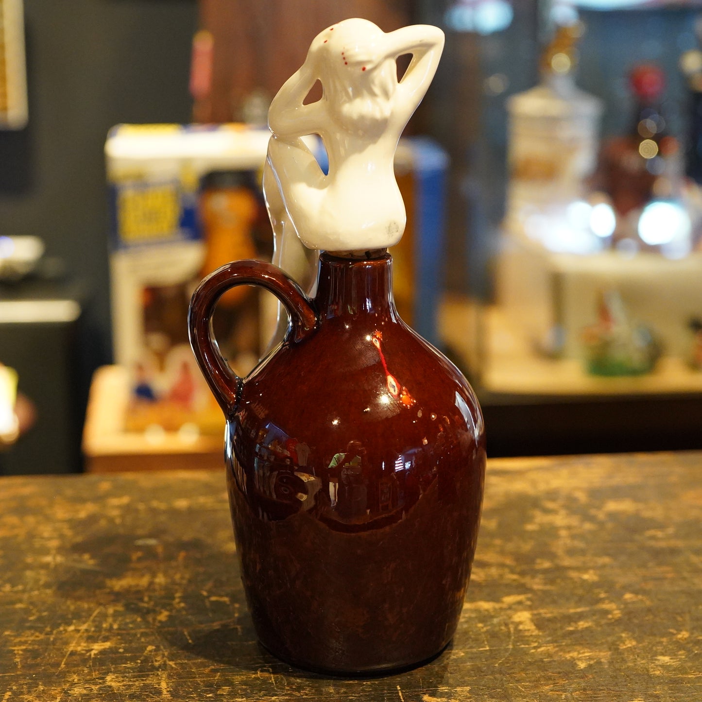 1950's PIN UP GIRL Lay Off Jug