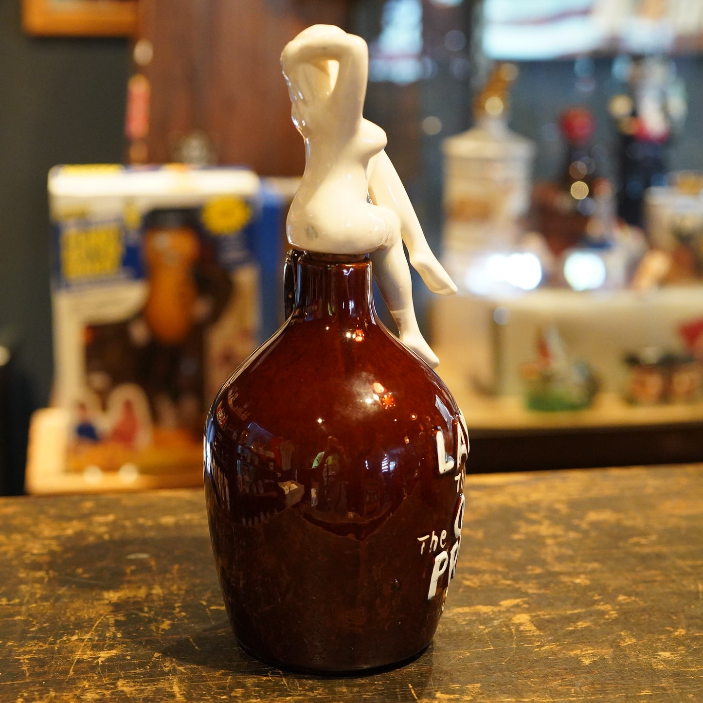 1950's PIN UP GIRL Lay Off Jug