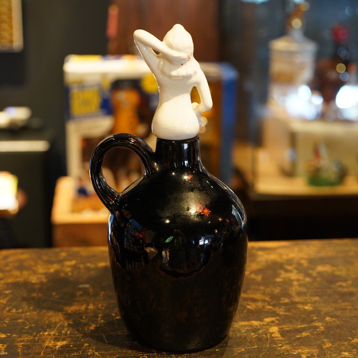 1950's PIN UP GIRL Lay Off Jug