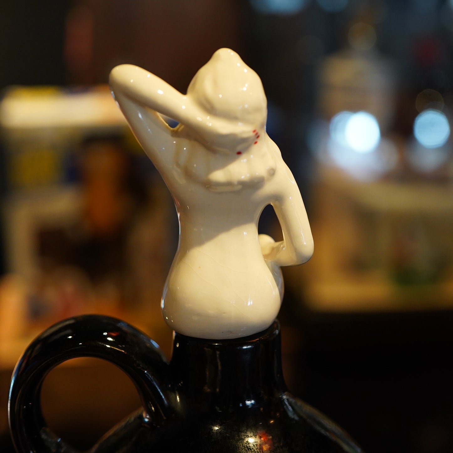 1950's PIN UP GIRL Lay Off Jug