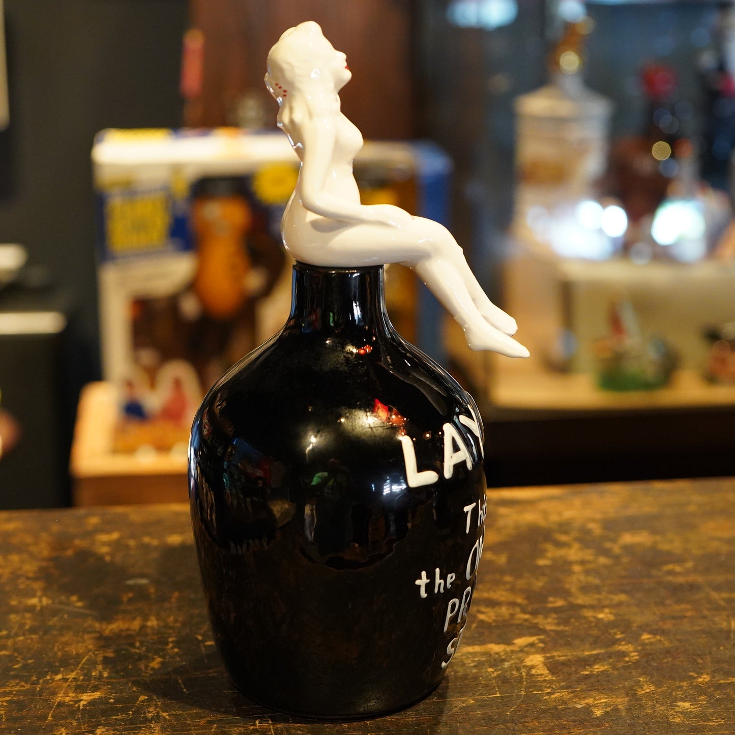 1950's PIN UP GIRL Lay Off Jug