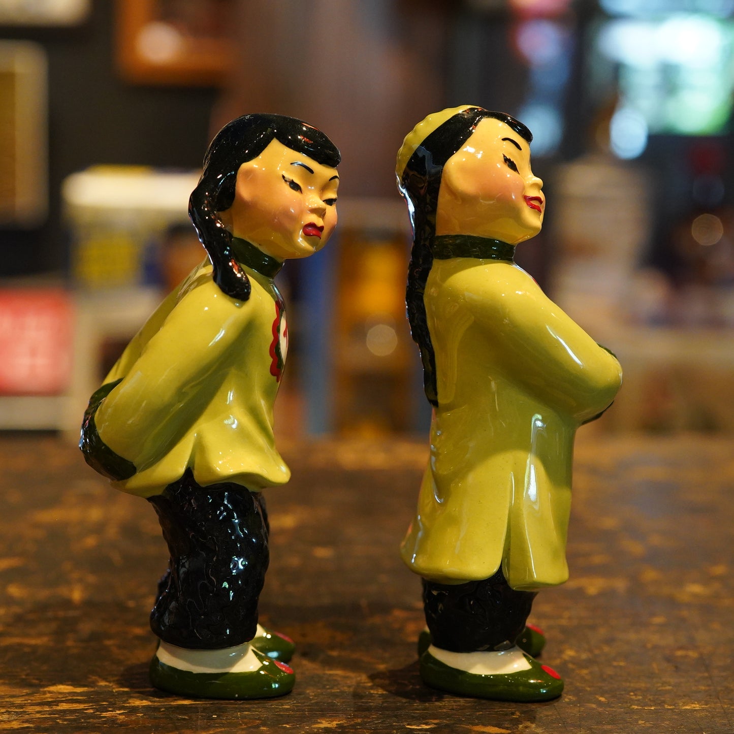 1950's Ceramic Arts Studio Mop-Pi and Smi-Li フィギュリン グリーン