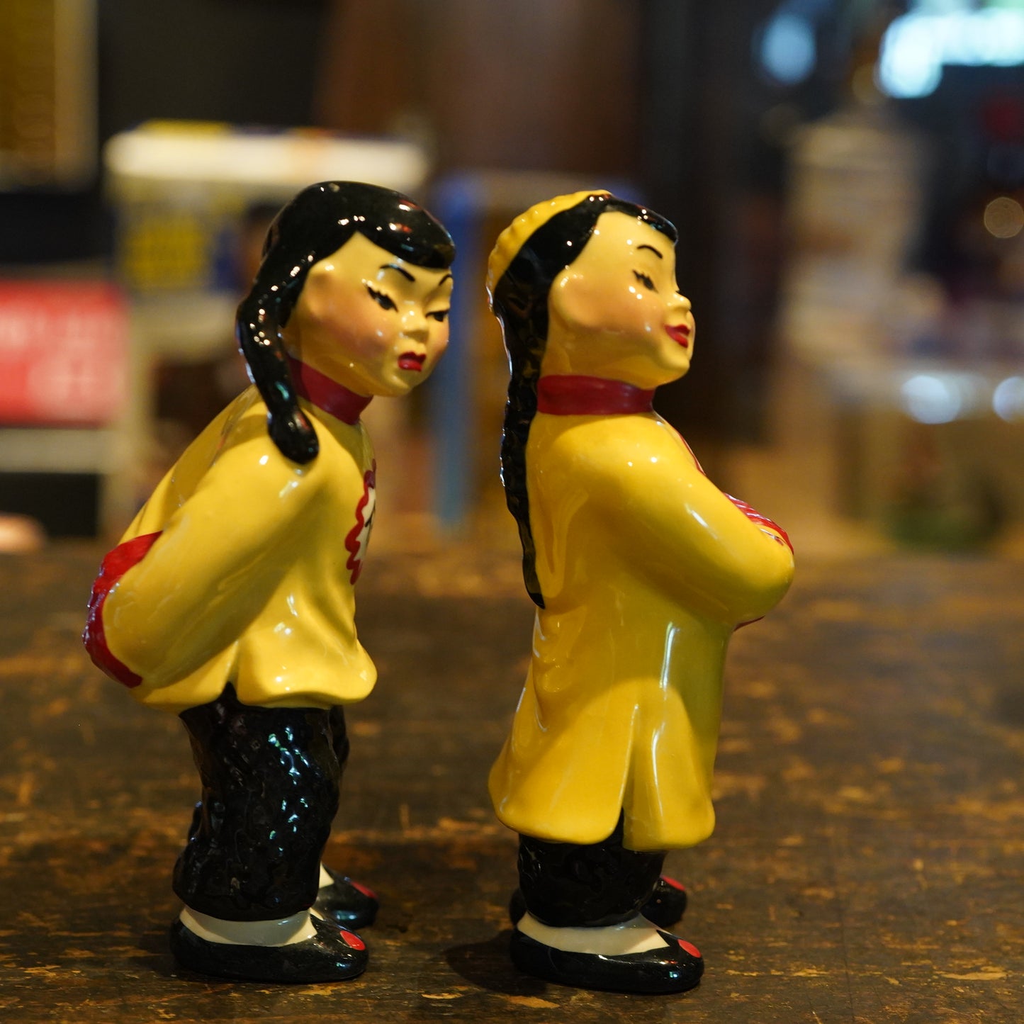 1950's Ceramic Arts Studio Mop-Pi and Smi-Li フィギュリン イエロー