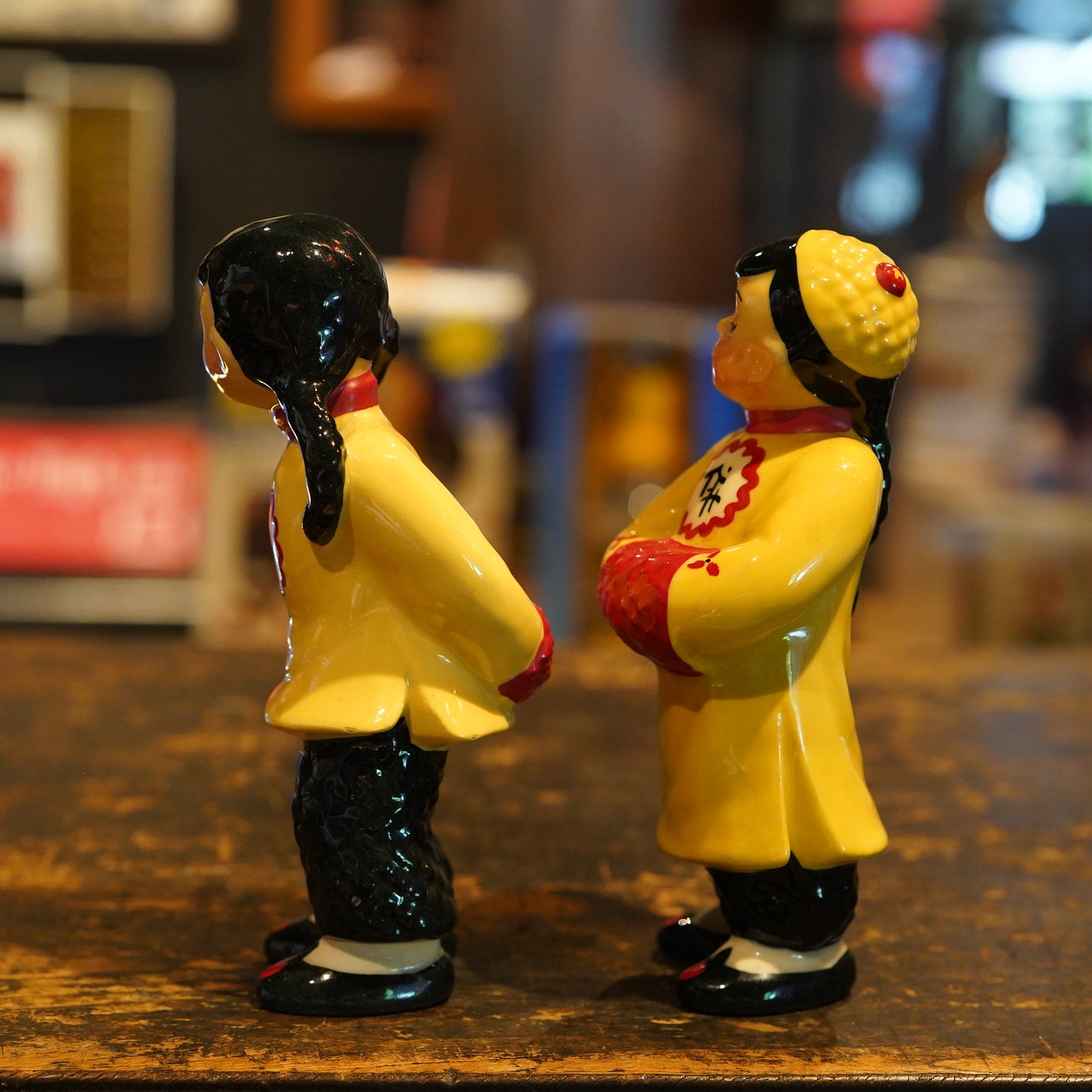 1950's Ceramic Arts Studio Mop-Pi and Smi-Li フィギュリン イエロー