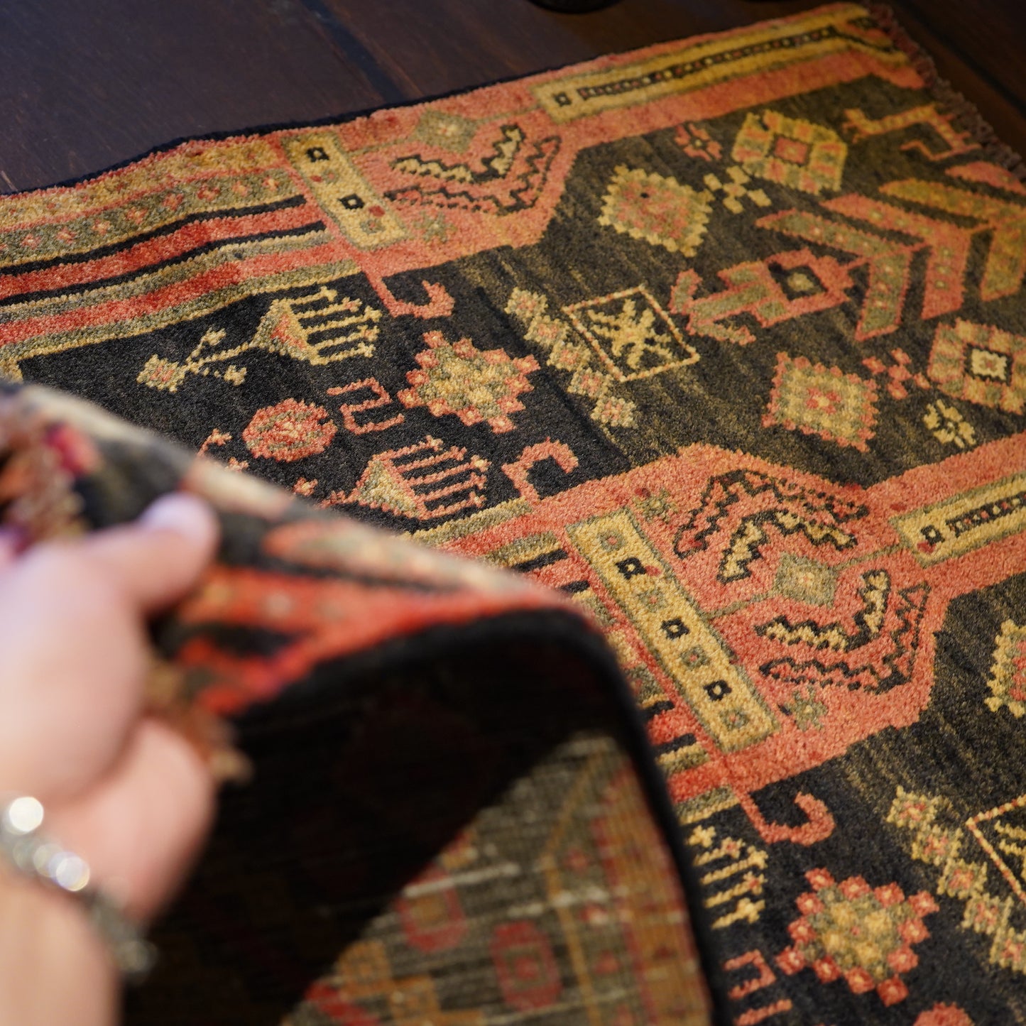 1970's Vintage トライバルラグ BALUCH 85×62