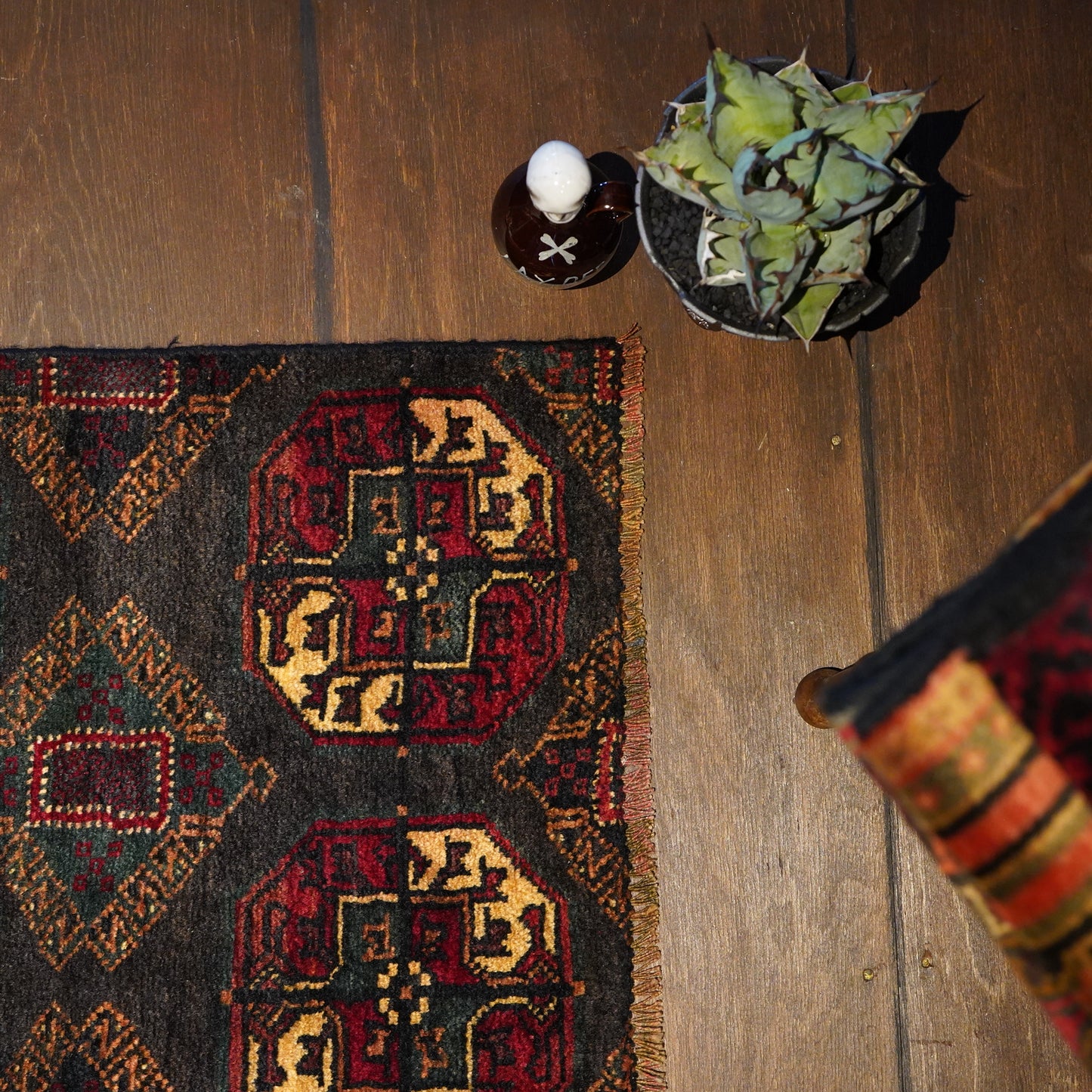 1970's Vintage トライバルラグ BALUCH 63×50
