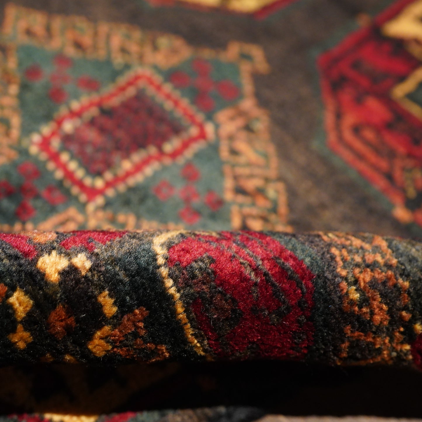1970's Vintage トライバルラグ BALUCH 63×50