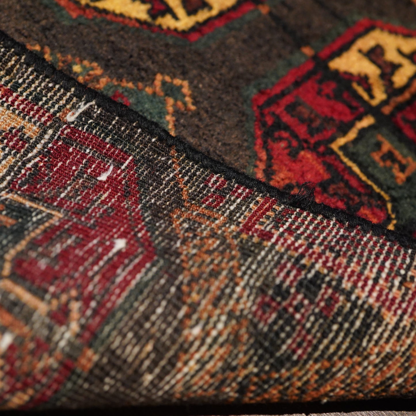 1970's Vintage トライバルラグ BALUCH 63×50