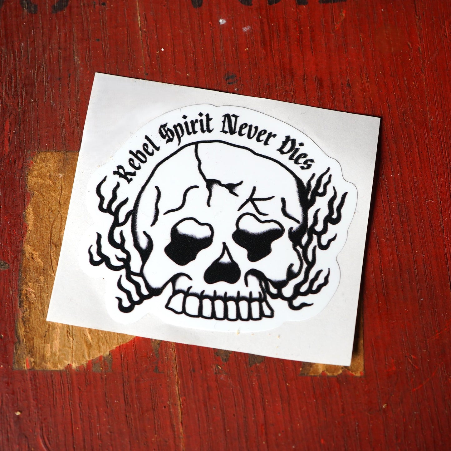 SK OLDIES オリジナル ステッカー "Rebel Spirit Never Dies"