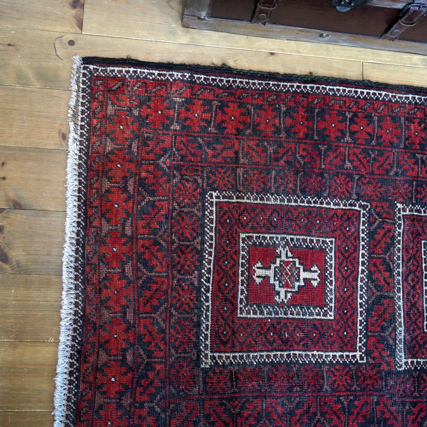 1970's Vintage トライバルラグ BALUCH 145×82 (FA811)